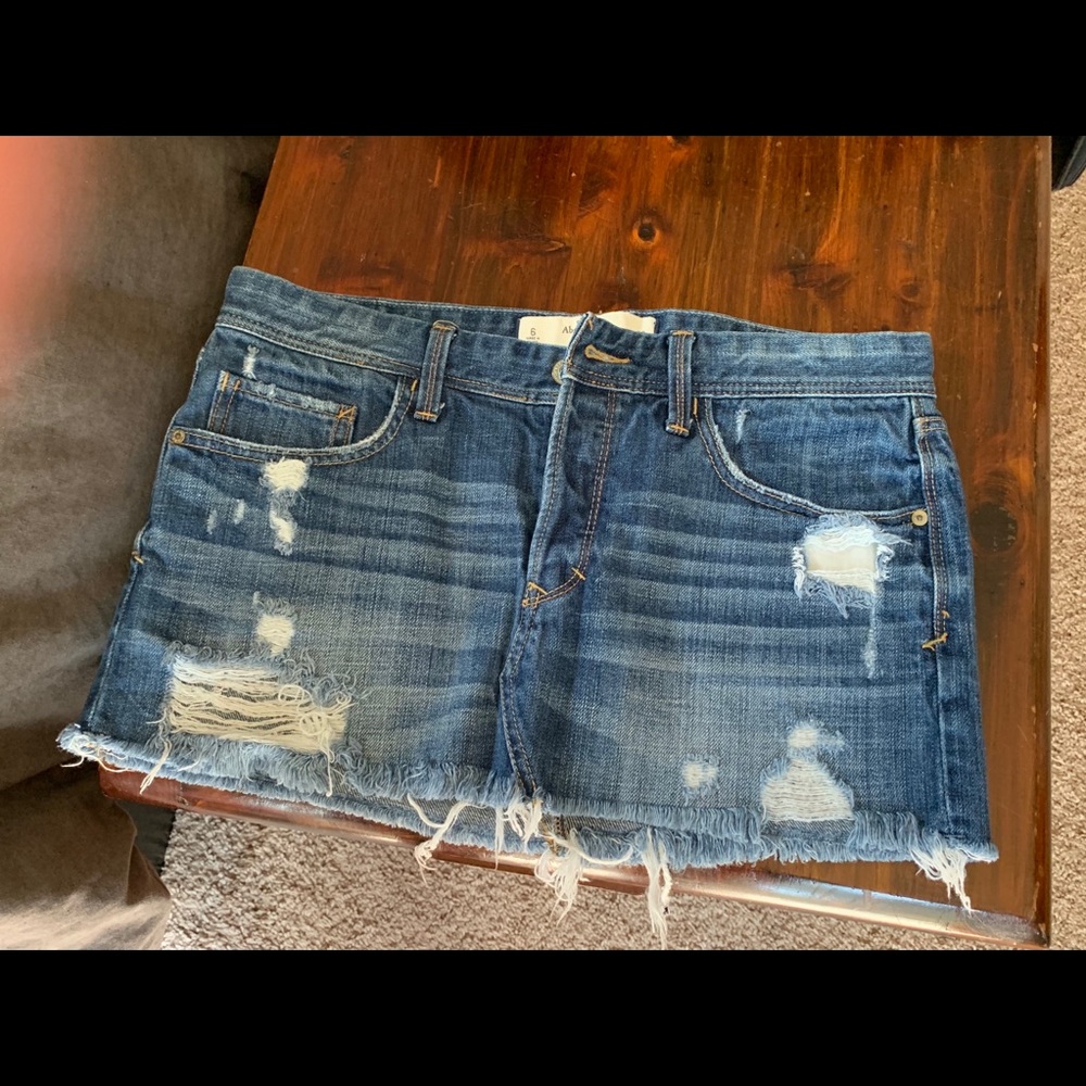 Abercrombie Jean Skirt